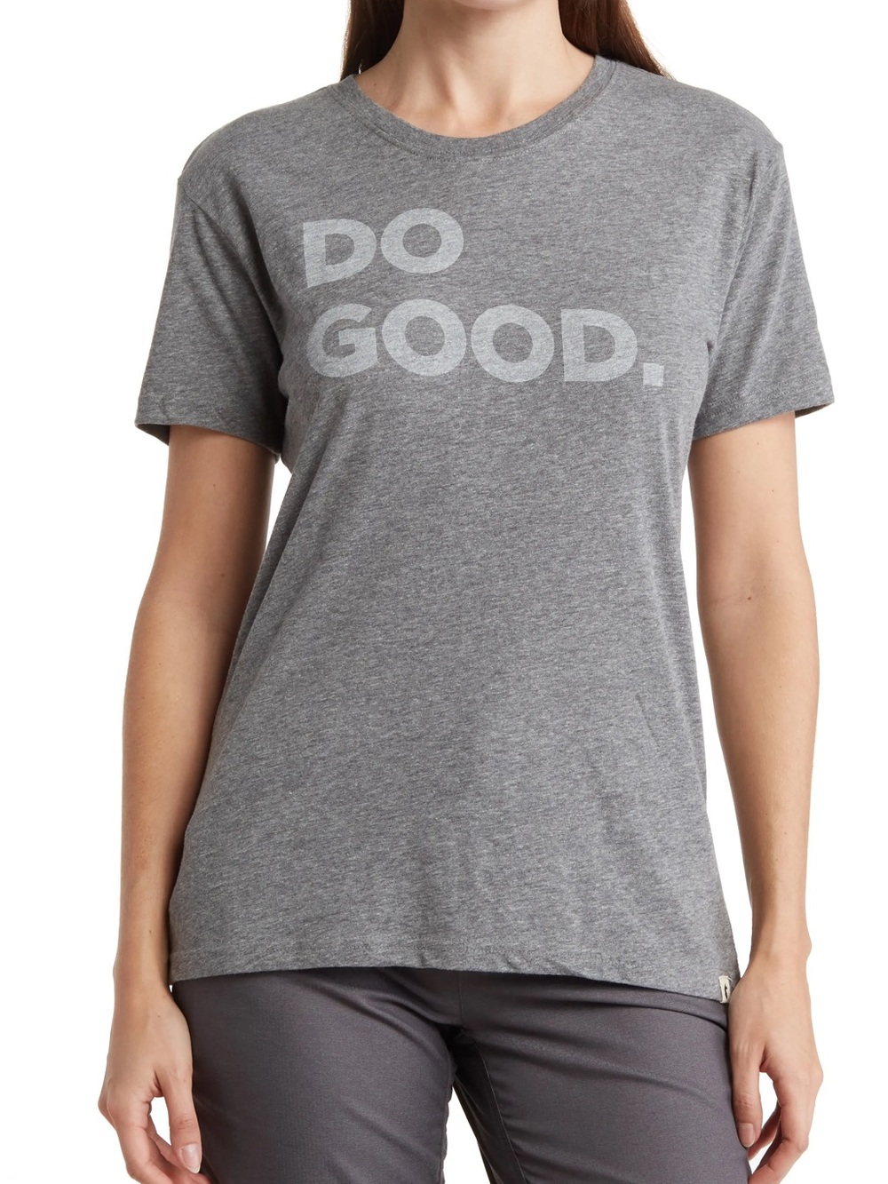 Coropaxi Do Good Gray Graphic Tee - Women
